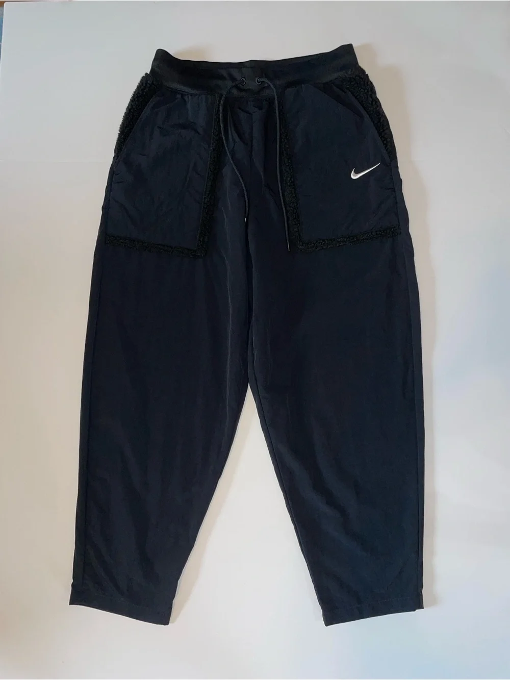 Nike Sportswear Essential Women's Woven High-Rise Curve Pants Black DQ6809-010 M